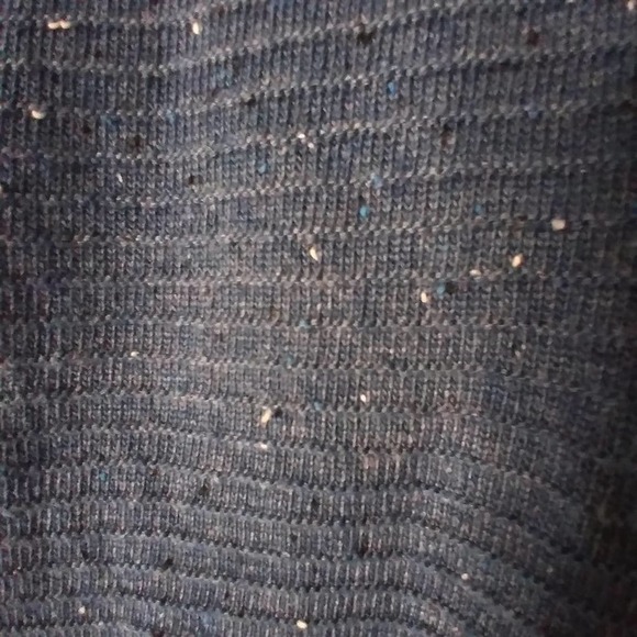 Andrea Jovine Blue Ribbed Pullover Sweater - Picture 4 of 6